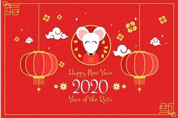 山西通益金屬攜全體員工祝大家：五福全到，鼠年?duì)N爛！